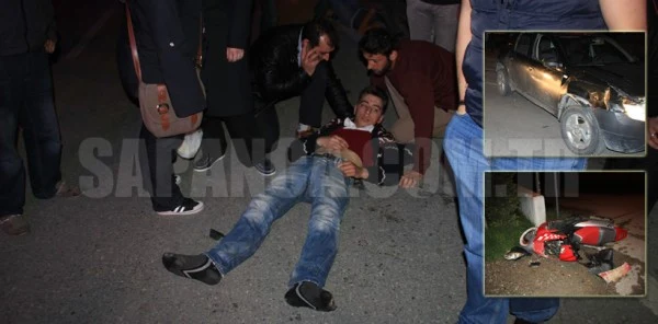 Sapanca'da Trafik Kazası: 2 Yaralı