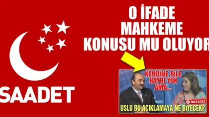 SAADET Partisi O Manşeti Yargıya Taşıyor