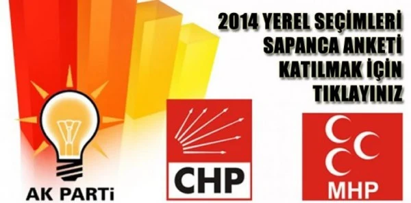 Yerel Seçimler Sapanca Anketine Katılımda Son 5 Gün