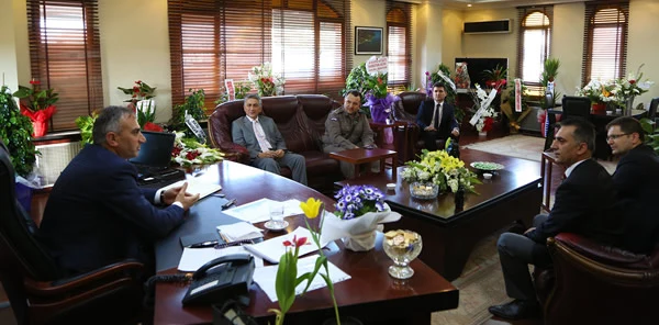Başkan Yılmazer'e Ziyaretler Sürüyor