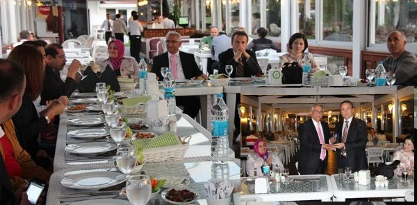 İlçe Milli Eğitim Müdürü M. Nuri Dede'ye Eski Okulundan Veda Yemeği