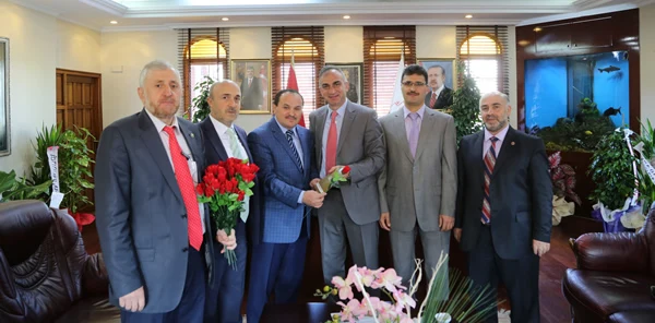 Müftü Örnek Başkan Yılmazer'i Ziyaret Etti