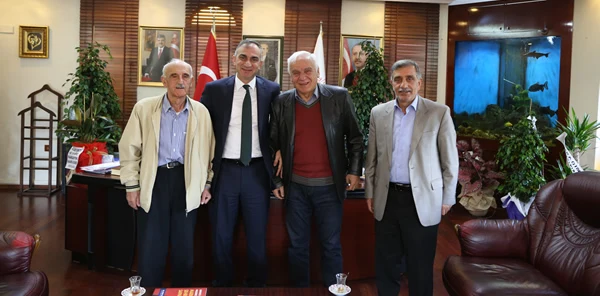 Osman Nuri Erdoğan Yılmazer'i Ziyaret Etti