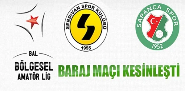 Sapanca Gençlikspor'un Rakibi Serdivanspor Oldu