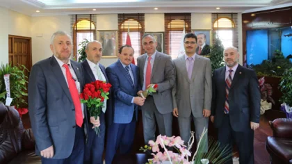 Müftü Örnek Başkan Yılmazer'i Ziyaret Etti
