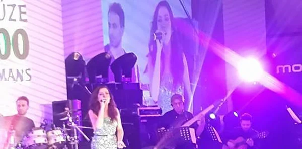 Burcu Güneş Sapanca'da Sahne Aldı