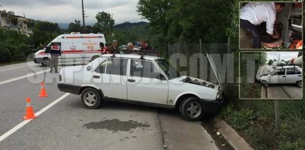Sapanca'da Trafik Kazası: 2 Yaralı