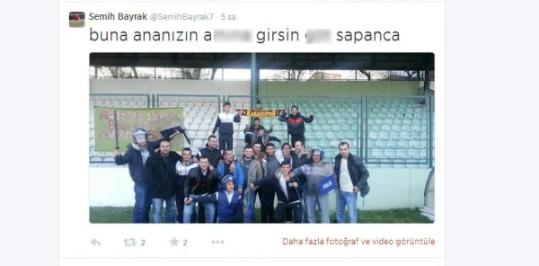 Semih Bayrak'tan Sapanca için Hakaret Dolu Sözler