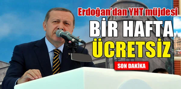 Erdoğan'dan Yht Müjdesi