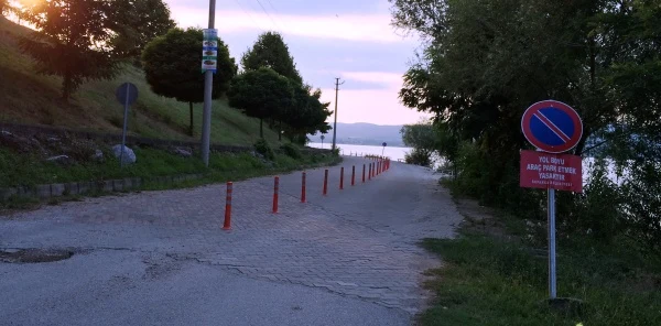O Yola Önlem Alındı