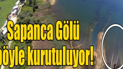 İşte Gölü Kurutan O Borular...