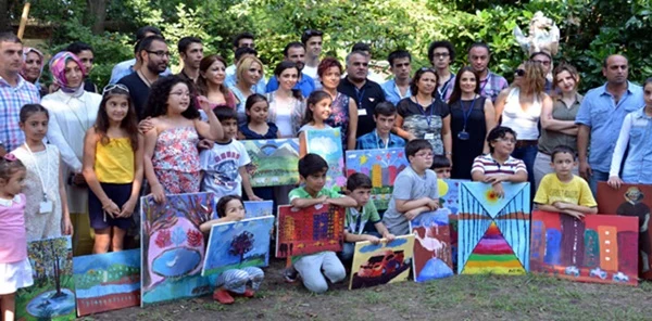 Çocuk Ressamlar Sapanca Doğapark'ta Buluştu