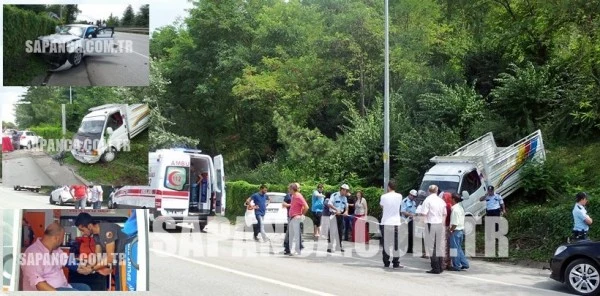 Sapanca'da Meydana Gelen Trafik Kazasında Cenk Deli Yaralandı