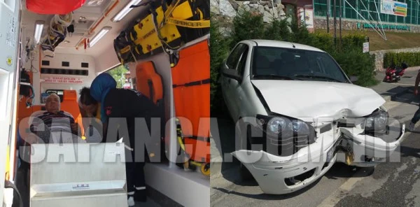 Sapanca'da Trafik Kazası: 1 Yaralı