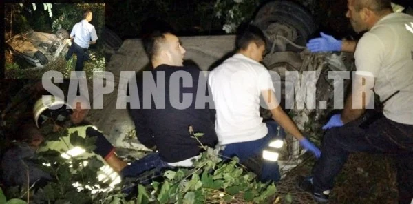 Sapanca'da Trafik Kazası: 2 Yaralı
