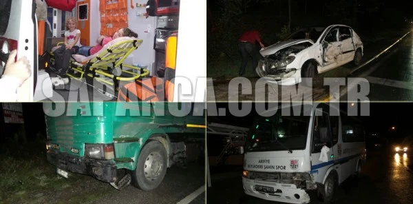 Hatalı Sollama Kaza Getirdi: 4 Yaralı
