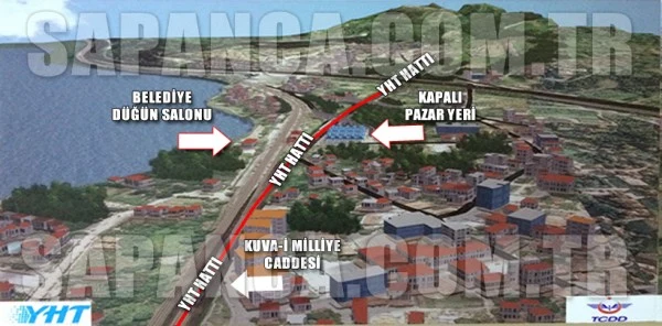 İşte Yht'de 2. Etabın Sapanca Güzergahı