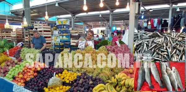Sapanca Cuma Pazarı 12 Eylül Tarihli Parakende Sebze, Meyve ve Balık Fiyatları