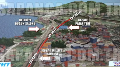İşte Yht'de 2. Etabın Sapanca Güzergahı