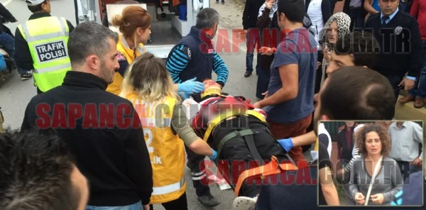 Sapanca'da Trafik Kazası: 1 Yaralı