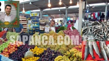 Sapanca Cuma Pazarı 17 Ekim Tarihli Parakende Sebze, Meyve ve Balık Fiyatları