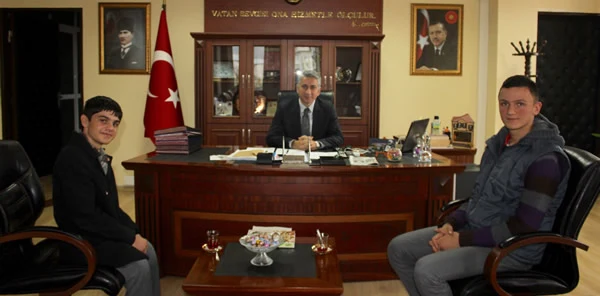 Şagel Okul Meclisinden Kaymakam Azcan'a Ziyaret
