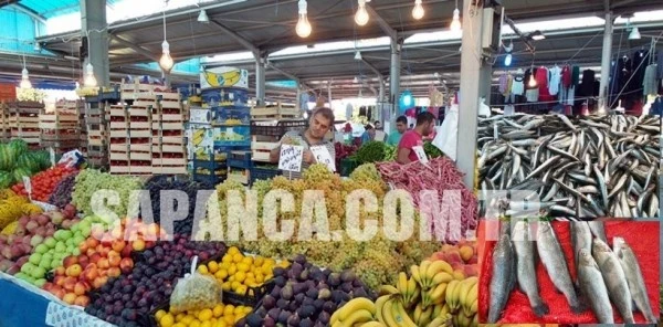 Sapanca Cuma Pazarı 21 Kasım Tarihli Parakende Sebze, Meyve ve Balık Fiyatları