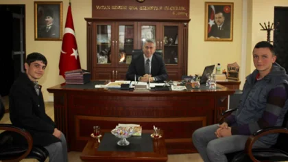 Şagel Okul Meclisinden Kaymakam Azcan'a Ziyaret