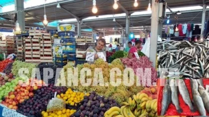Sapanca Cuma Pazarı 14 Kasım Tarihli Parakende Sebze, Meyve ve Balık Fiyatları
