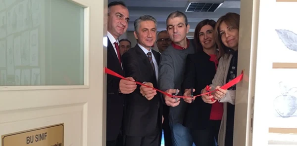 Alaçam Ortaokulunda Görsel Sanatlar ve Teknoloji Tasarım Sınıfı Açıldı