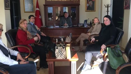 Okul Yönetiminden Kaymakam Azcan'a Ziyaret