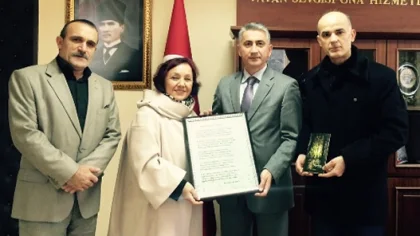 Sakarya Yazarlar Şairler Derneği'nden Kaymakam Azcan'a Teşekkür Ziyareti