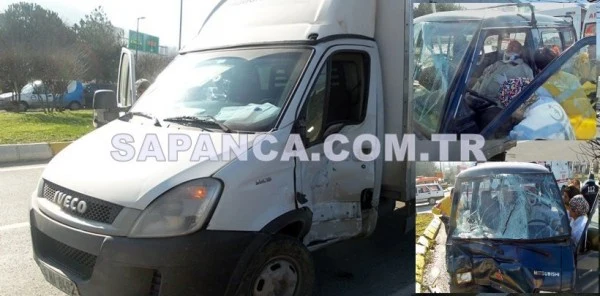 Sapanca'da Trafik Kazası: 4 Yaralı