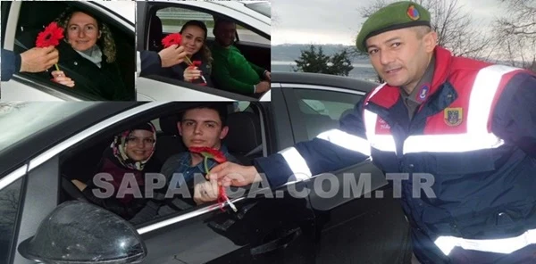 Jandarma'dan Sevgililer Günü Sürprizi