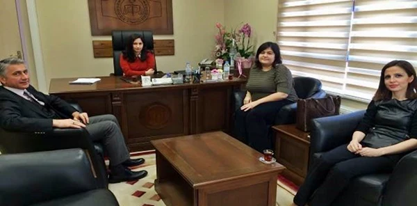 Kaymakam Azcan'dan Hakim Bostancı'ya Ziyaret