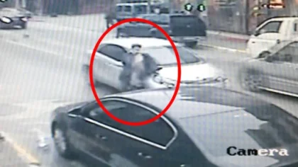 Her Şey Bir Anda Oldu! Kaza Anı Kamerada