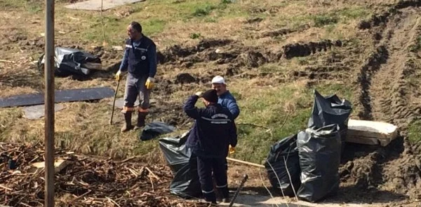 Sapanca Gölü Kıyısında Temizlik Yapıldı