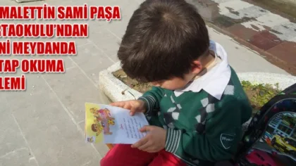 Sapanca Meydanı'nda Okuma Eylemi Yaptılar