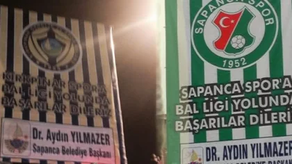 Sapanca Sokakları Bayraklarla Donatılıyor