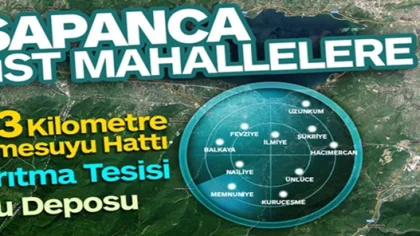 Sapanca'ya Yeni İçmesuyu Yatırımları Geliyor