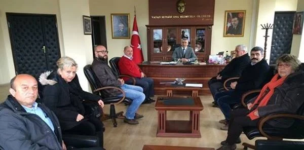 Sapanca Shky Derneği'nden Kaymakam Azcan‘a Ziyaret