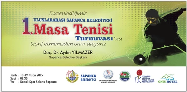 Sapanca Uluslararası Masa Tenisi Turnuvasına Hazır