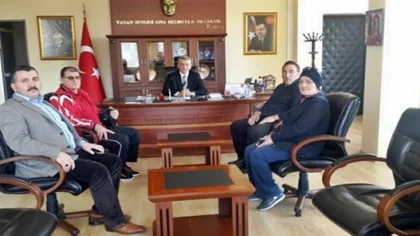 Baş Pehlivanlardan Azcan'a Ziyaret