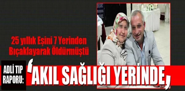 Eşini Öldüren Ambulans Şoförü için Adli Tıp Raporu