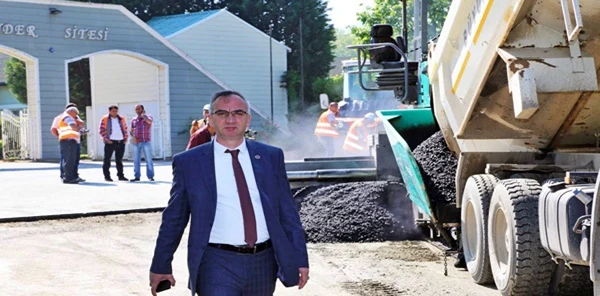 Sapanca'da Asfalt Seferberliği