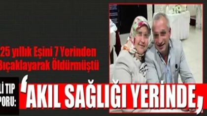 Eşini Öldüren Ambulans Şoförü için Adli Tıp Raporu