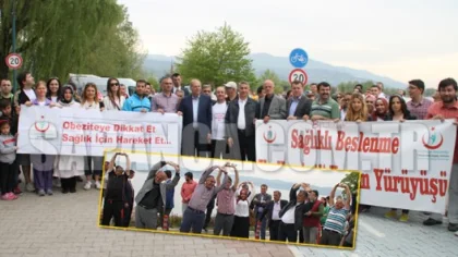 Sapanca'da Sağlıklı Yaşam Yürüyüşü