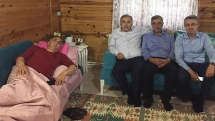 Milletvekili Ali İnci'den, Başkan Yılmazer'e Geçmiş Olsun Ziyareti