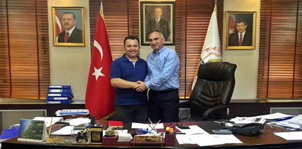 Dazkır'dan Başkan Yılmazer'e Veda Ziyareti