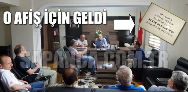SESOB Başkanı Hasan Alişan, O Afişin Sebebini Öğrenmek için Geldi